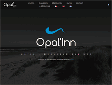 Tablet Screenshot of hotel-opalinn.com